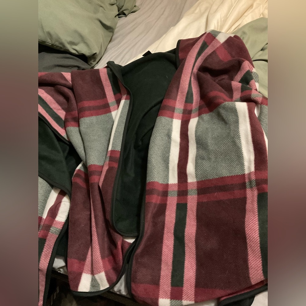 Fleece poncho